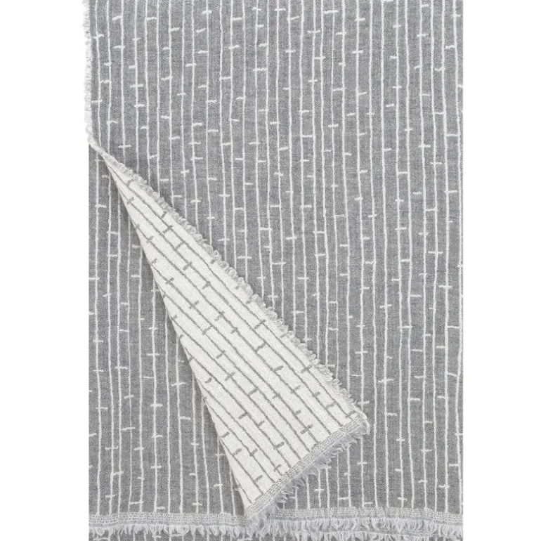 Lapuan Kankurit Metsä blanket, light grey