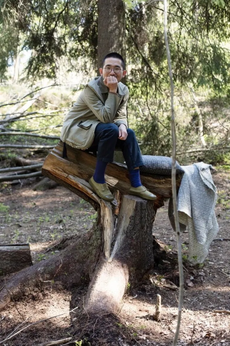 Lapuan Kankurit Metsä blanket, light grey