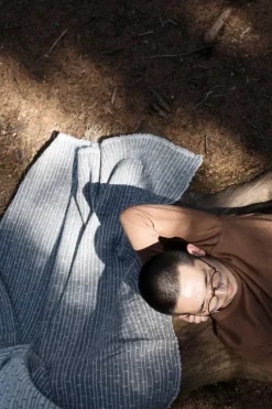 Lapuan Kankurit Metsä blanket, light grey
