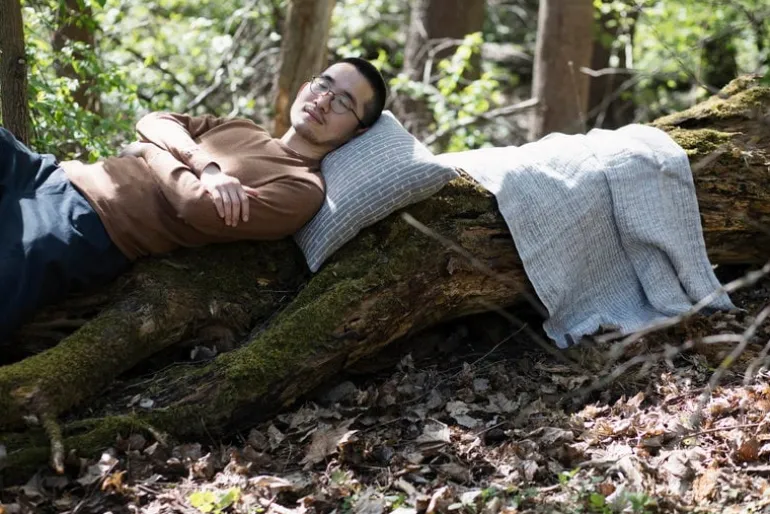 Lapuan Kankurit Metsä cushion cover 45 x 45 cm, light grey