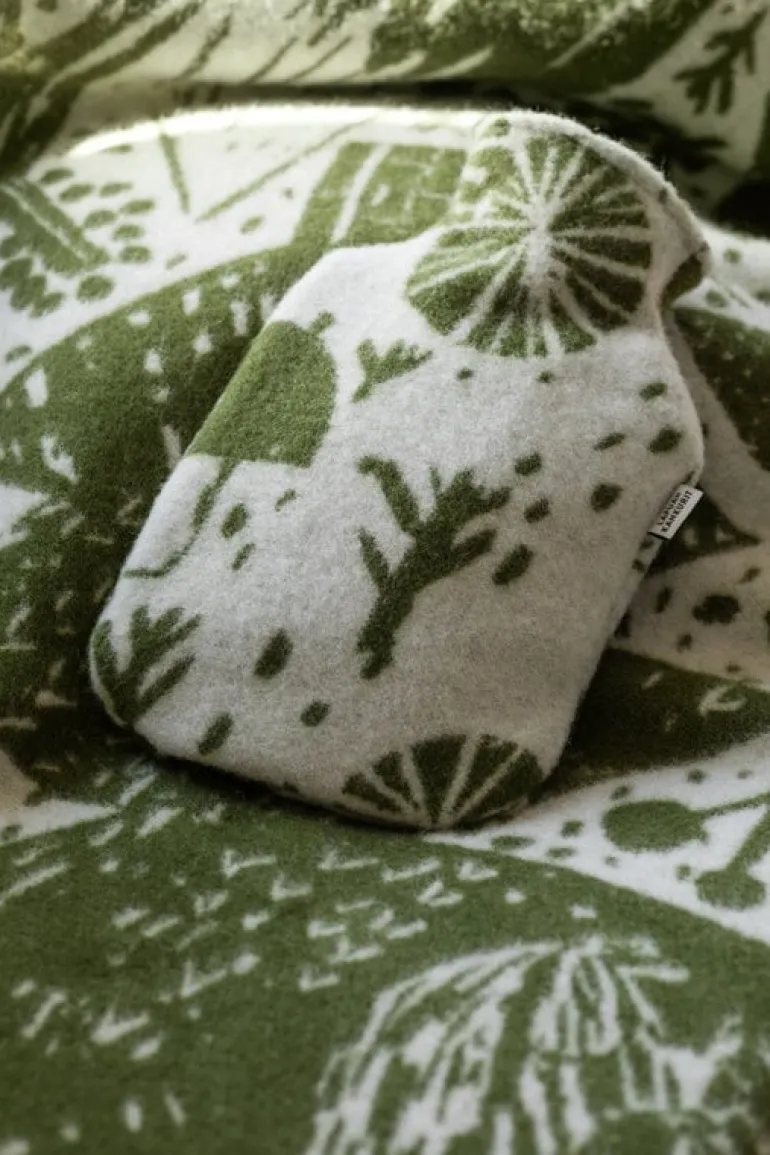 Lapuan Kankurit Metsikkö blanket, olive - white