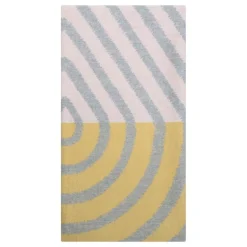 Lapuan Kankurit Metsälampi blanket, 130 x 200 cm, rose - grey - ochre