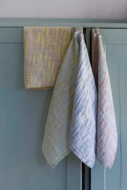 Lapuan Kankurit Osmankäämi towel/napkin, linen - yellow