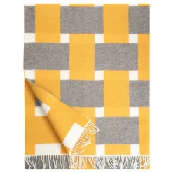 Lapuan Kankurit Punos blanket, beige - cloudberry - white