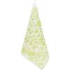 Lapuan Kankurit Puutarha towel/napkin, white - lime