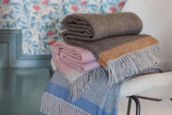 Lapuan Kankurit Rauha blanket, 13 x 180 cm, grey - blue