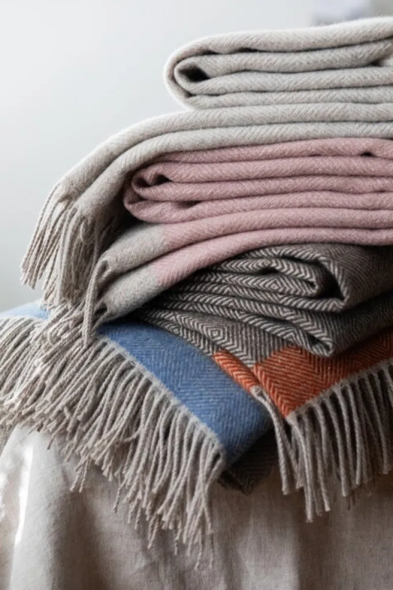 Lapuan Kankurit Rauha blanket, 13 x 180 cm, grey - blue