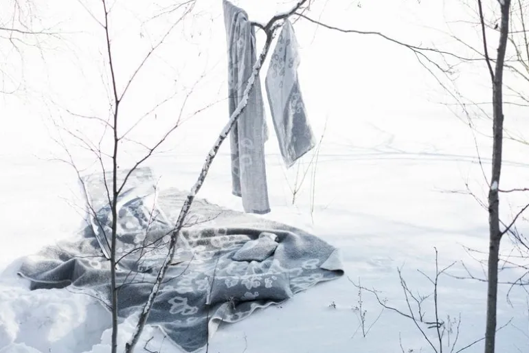 Lapuan Kankurit Saimaannorppa seat cover 46 x 150 cm