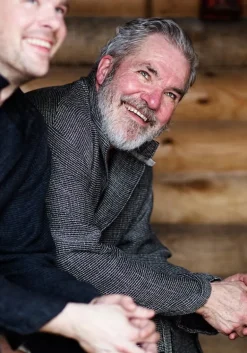 Lapuan Kankurit Terva bathrobe, black - graphite