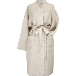 Lapuan Kankurit Terva bathrobe, white - linen
