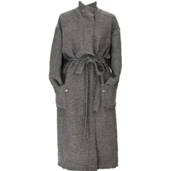 Lapuan Kankurit Terva bathrobe, black - linen