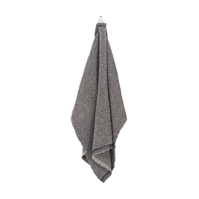 Lapuan Kankurit Terva hand towel, black - linen