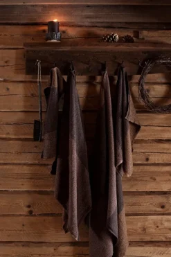 Lapuan Kankurit Terva hand towel, black - multi - brown