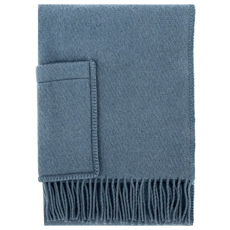 Lapuan Kankurit Uni pocket shawl, rainy blue