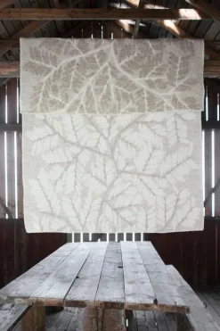 Lapuan Kankurit Verso blanket, beige - white