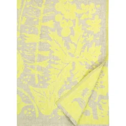 Lapuan Kankurit Villiyrtit table cloth/throw, 150 x 200 cm, yellow - linen