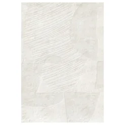 LAYERED Artisan Guild rug, bone white