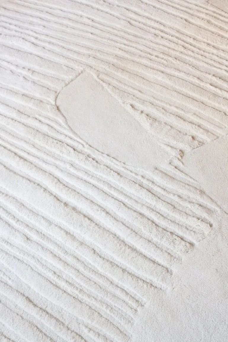 LAYERED Artisan Guild rug, bone white