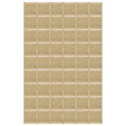 LAYERED Lilly wool rug, mustard