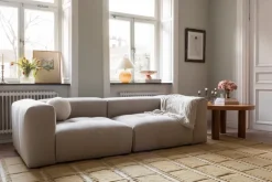 LAYERED Lilly wool rug, mustard