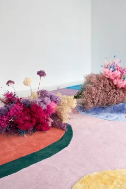 LAYERED Poppykalas Flower Field rug