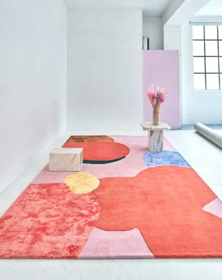 LAYERED Poppykalas Flower Field rug