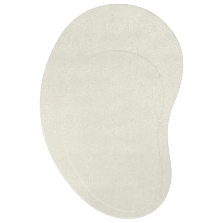 LAYERED Residue rug, 180 x 270 cm, bone white