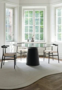 LAYERED Residue rug, 180 x 270 cm, bone white