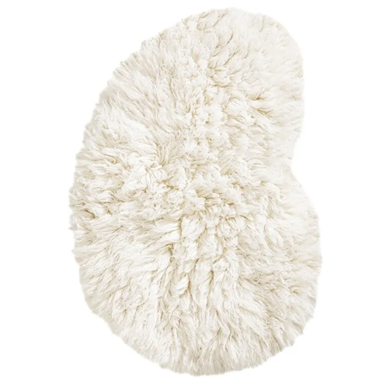 LAYERED Residue Shaggy rug, 180 x 270 cm, bone white