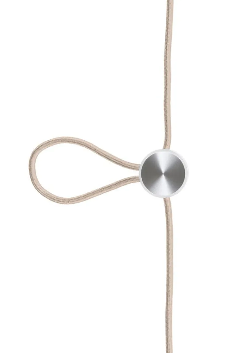 Le Klint Cord Adjuster, white - steel