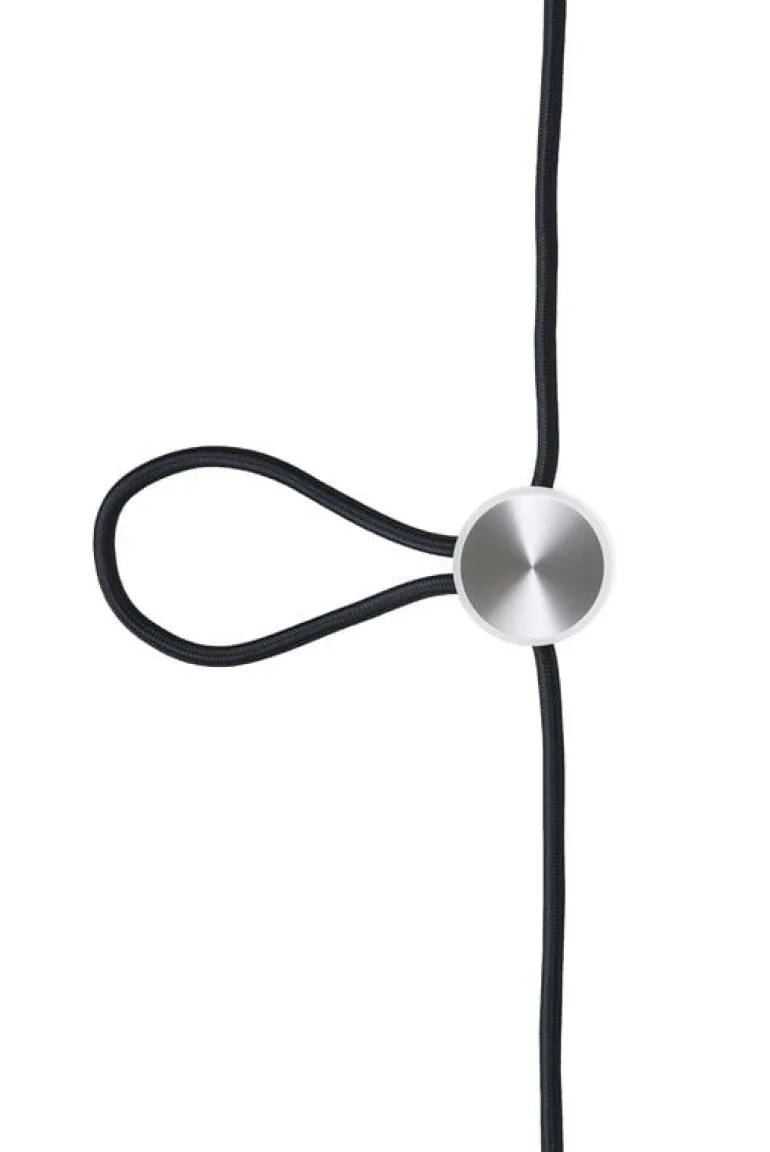 Le Klint Cord Adjuster, white - steel