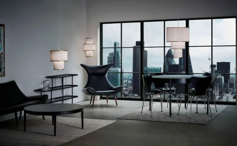 Le Klint Plivello 112 pendant, white - gold