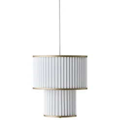 Le Klint Plivello 110 pendant, white - gold