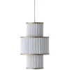Le Klint Plivello 111 pendant, white - gold