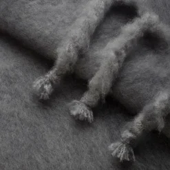Lena Rewell Grafit mohair blanket  130 x 180 cm