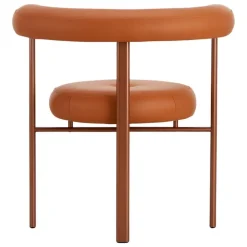 Lepo Product Polar L1001 chair, rust - brown leather Challenger 026