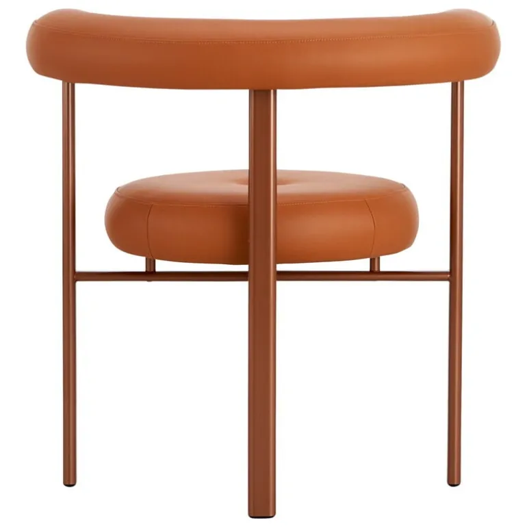 Lepo Product Polar L1001 chair, rust - brown leather Challenger 026