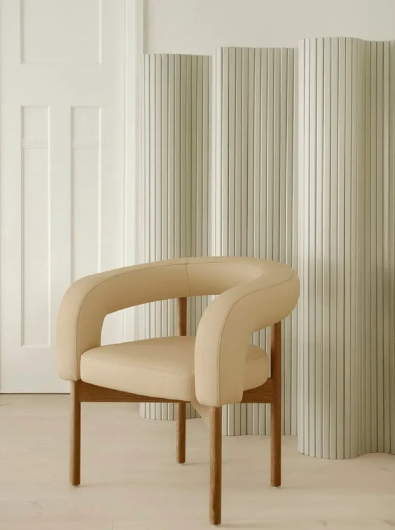 Lepo Product Wooden Boa chair, oak - Elmo Leather, Elmonordic IV, 02071