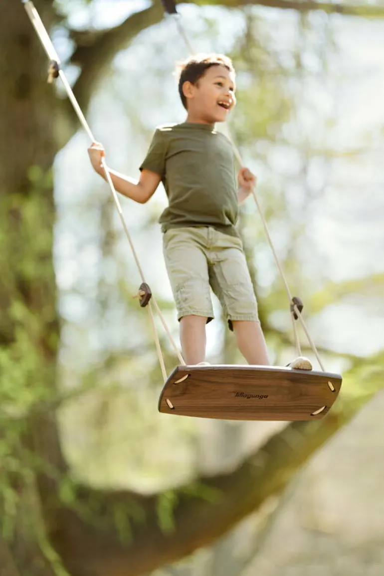 Lillagunga Lillagunga Grand Outdoor swing, walnut - black