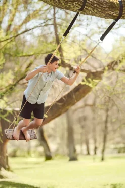 Lillagunga Lillagunga Grand Outdoor swing, walnut - black