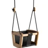 Lillagunga Lillagunga Toddler swing, oak - black seat