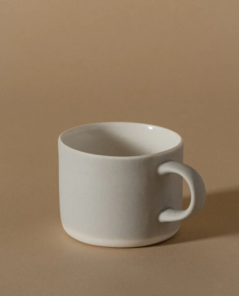 Lokal Helsinki Kahvi cup, M, white - grey