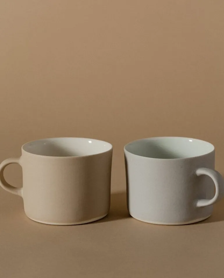 Lokal Helsinki Kahvi cup, L, grey - light blue