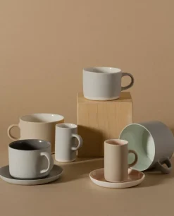 Lokal Helsinki Kahvi cup, M, grey - smoke