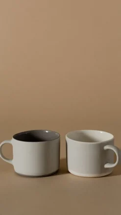 Lokal Helsinki Kahvi cup, M, grey - smoke