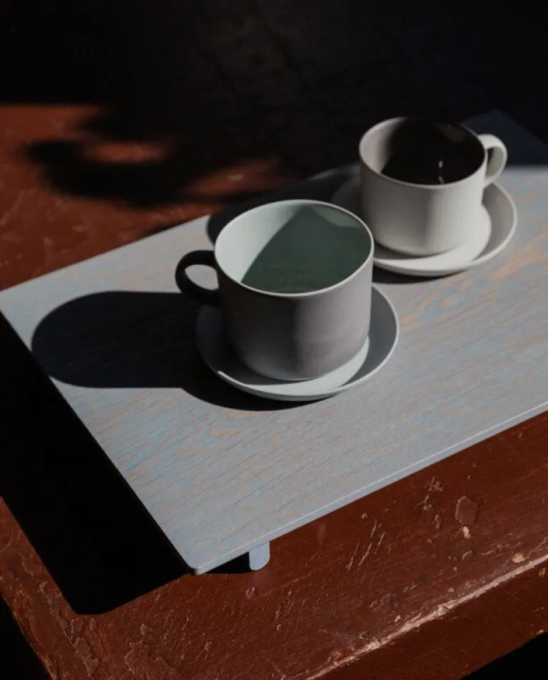 Lokal Helsinki Kahvi cup, M, grey - smoke