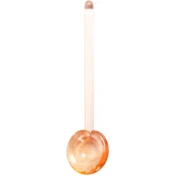 Lokal Helsinki Nekku glass spoon, pink