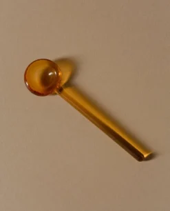 Lokal Helsinki Nekku glass spoon, orange