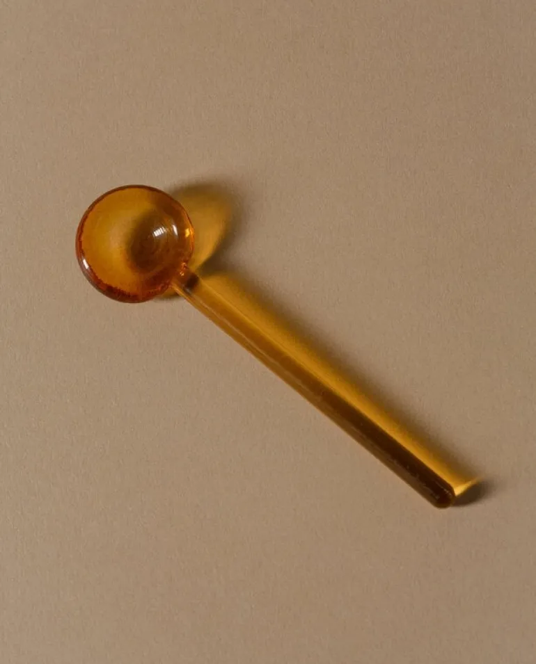 Lokal Helsinki Nekku glass spoon, orange