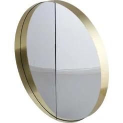 Lokal Helsinki Vino 40 mirror, brass, outward